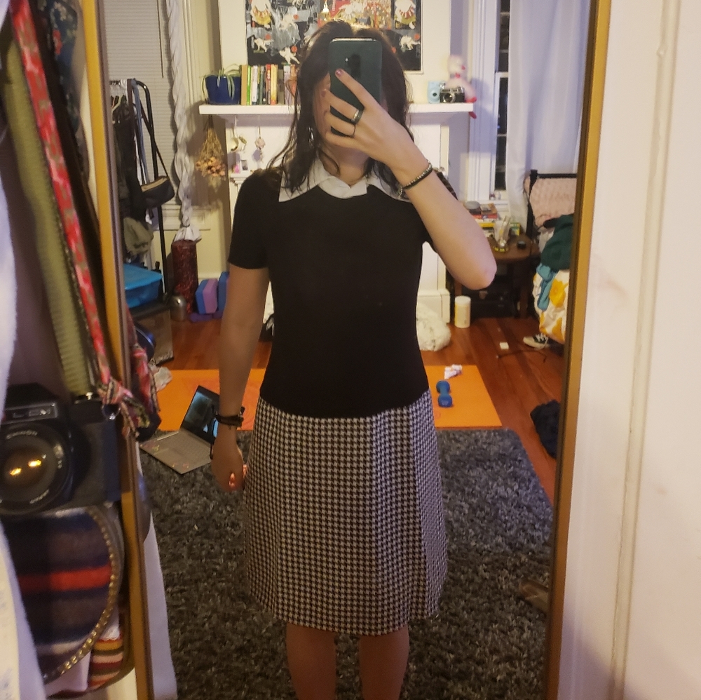 Retro dress from the 70s